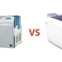 재전사 카드프린터 VS 직전사 카드프린터 인쇄 차이점 알아보기