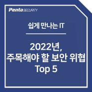 [쉽게 만나는 IT] 2022년 주목해야 할 보안 위협 Top 5