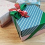 선물상자만들기 종이상자 접기 리본 예쁘게 묶는 방법 사선묶기 선물포장
