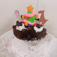초등아이들 집콕놀이 헬로우비 어린이요리키트 크리스마스케이크 만들기