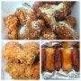 BBQ 눈맞은닭(윙&봉) / 황금올리브 반마리 치킨 / 소떡소떡 먹방리뷰😋