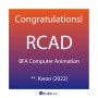 【강남/압구정 미술대학 컨설팅】 2022 합격- RCAD (Ringling College of Art and Design) BFA Computer Animation