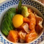 [밤리단길 맛집] 일본가정식 2리식당, 아보카도 간장연어덮밥&버섯크림파스타