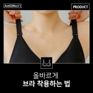 [bra story] 올바른 브라 착용법
