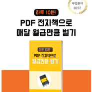 [기간한정] PDF 전자책으로 매달 월급만큼 벌기 비법서 PDF 오픈