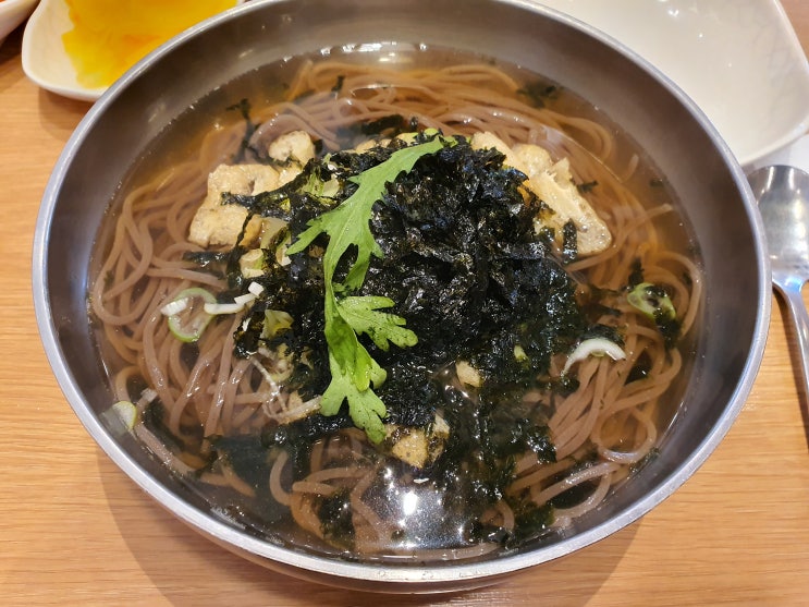 광주 모밀국수 맛집 청원모밀에서 점심먹고 블루밍 시애틀에서 커피타임 : 네이버 블로그