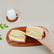 양배추 샌드위치만들기 간단한 아침메뉴