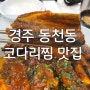 경주 동천동 코다리찜 맛집;자성화맛집 코다리네