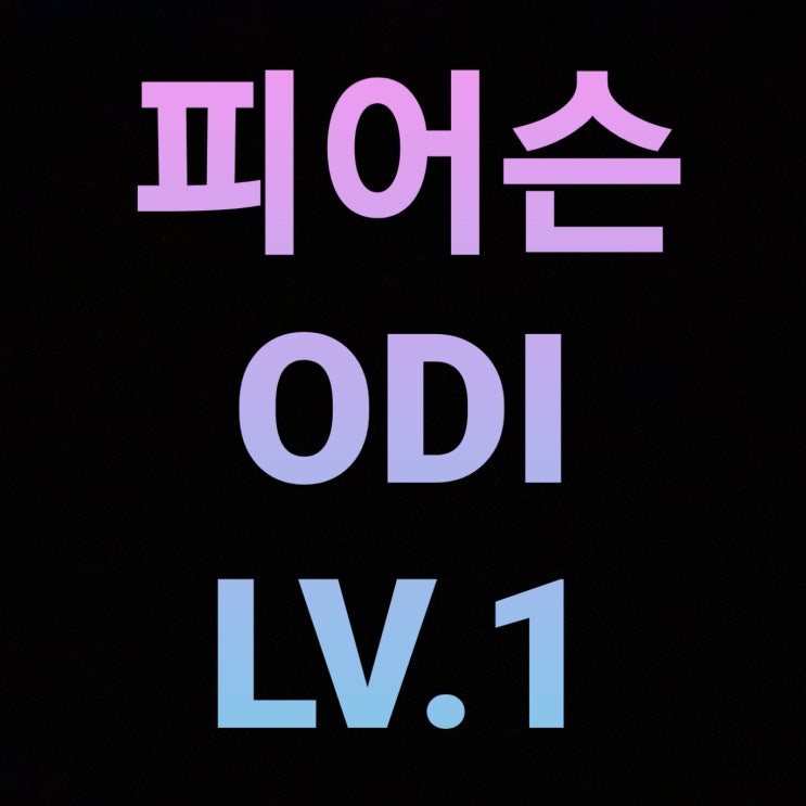 [피어슨 ODI] 1주차 : 네이버 블로그