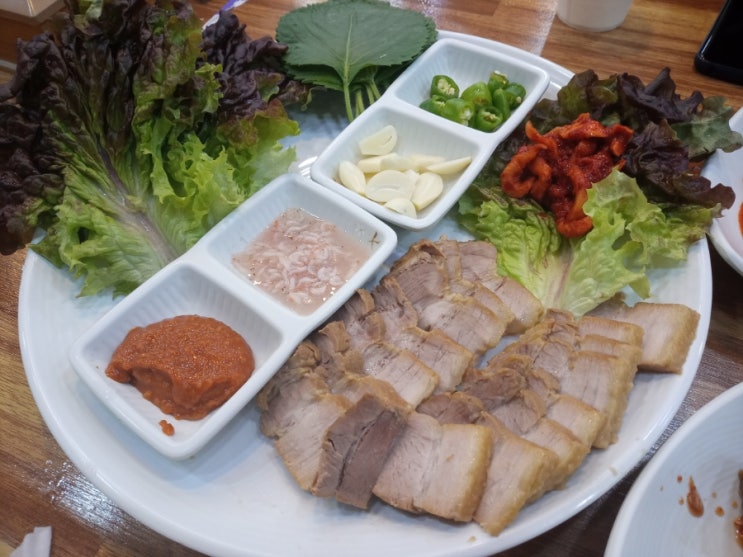 대전와동칼국수집 장마루 칼국수 수육정식 : 네이버 블로그