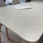 한샘 유행안타는 식탁 | 도노 세라믹 4인 식탁세트 의자4