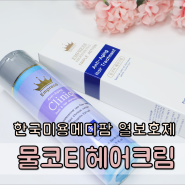 한국미용메디팜 열보호제 물코티헤어크림