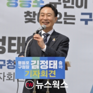 [뉴스웍스] 김정태, '영등포구청장 출마' 선언…"대방천 복원하고 '100리 꽃숨길' 조성"
