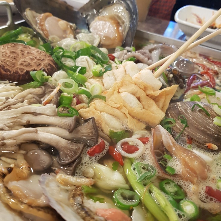 대자같은 소자 국물조개찜:: 의정부 불타는조개구이&회 : 네이버 블로그