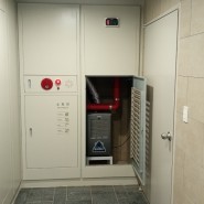 아파트 지하주차장 엘레베이터홀 건설용 제습기 설치사례