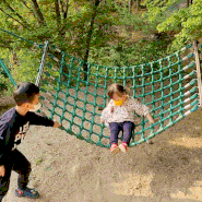 광진구 중곡동 용마산 뻥튀기공원) 어린이집 하원 후 산 놀이터에서 놀아요