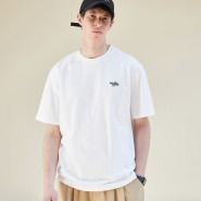 [플루크] 오래 입을 수 있는 여름 슬램 로고 반팔 티셔츠 FST189