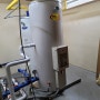 대용량전기온수기 1500리터 교체공사 진행-대원유니온