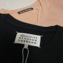 아크네 페이스 로고 반팔 티셔츠 POWDER PINK / 메종 마르지엘라 스티치 반팔 티셔츠 구매 후기