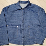 리바이스 빈티지 클로딩 1880s 트리플 플랫 블라우스 재킷, Levis Vintage Clothing LVC 1880s Triple Pleat Blouse Jacket