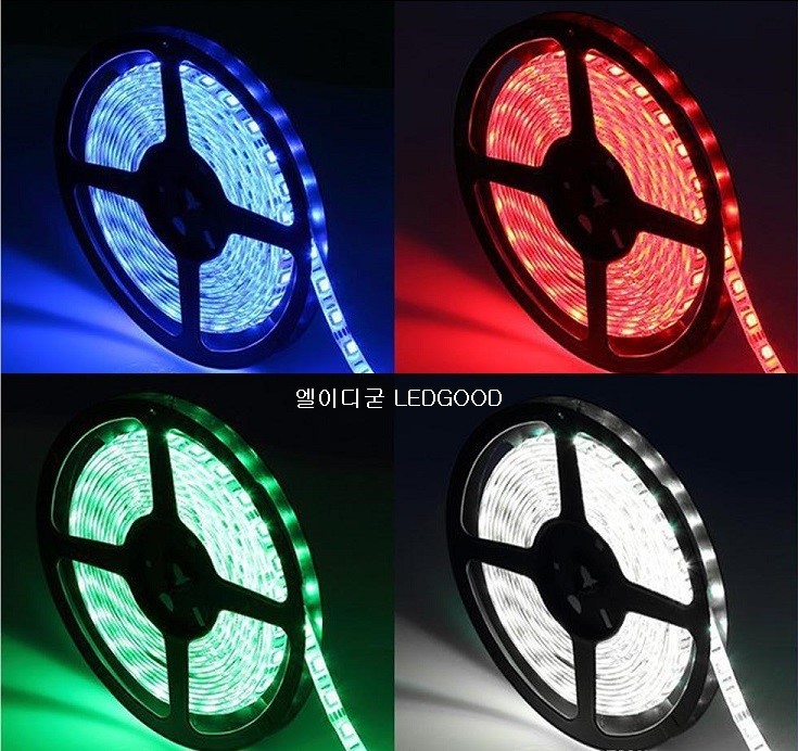 > 플렉서블LED바 DC12V~24V ,RGBLED바,플렉시블LED바,RGB컬러색변환LED,스트립LED,휘어지는LED바,엘이디바 ...
