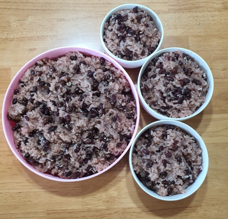 팥찰밥 만들기 압력밥솥 찰밥 실패없이 만드는법 물 시간 방법 등 모든정보 담았어요 : 네이버 블로그