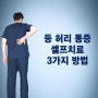 등허리 통증 병원 안가고 집에서 치료 하는 방법 (ft. 왼쪽 오른쪽)