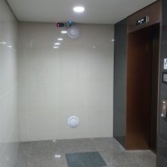 아파트 지하주차장 엘레베이터홀 습기제거, 산업용 제습기 설치사례