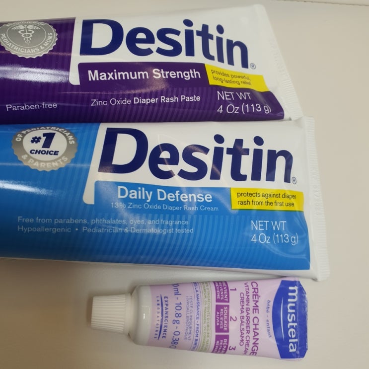 데시틴 땀띠 기저귀발진 연고 아이허브 직구 / Desitin Daily Depense / Maximum Strength ...