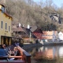 체코 체스키크룸로프 강가 아름다운 카페, Rozmberska basta