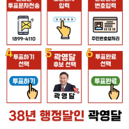 [6월 지방선거] 곽영달 국민의힘 시흥시장 예비후보 당원 모바일 투표 안내 (KeyVoting)