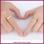 【아침 햇살】커플 반지 남성과 여성의 결혼 반지 간단한 시뮬레이션 골드 다이아몬드 반지 쌍의 문자 발렌타인 데이 선물 친구 (3cdf1e10-4646)