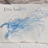 4세 영어 책 시작은 에릭칼 보드북 the artist who painted a blue horse, 유아 독후활동 추천