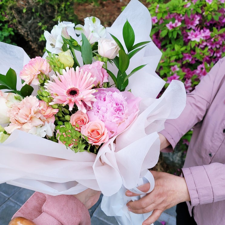 양천구 오목교꽃집 추천 예쁜 꽃다발로 엄마께 선물💝 : 네이버 블로그