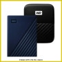 WD My Passport For Mac 휴대용 외장하드 + 파우치, 2TB, 네이비 (fb15787c-77f2)