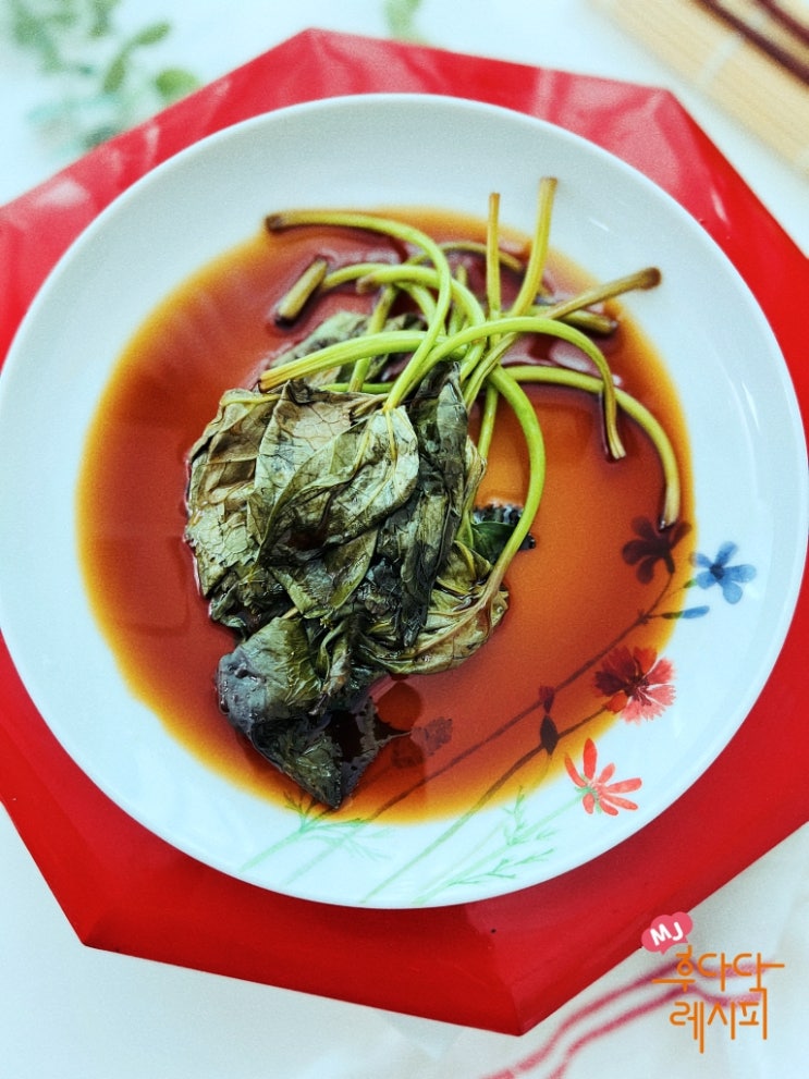 곰취장아찌 만드는 법 곰취나물 장아찌 간장 곰취 먹는법 요리 : 네이버 블로그