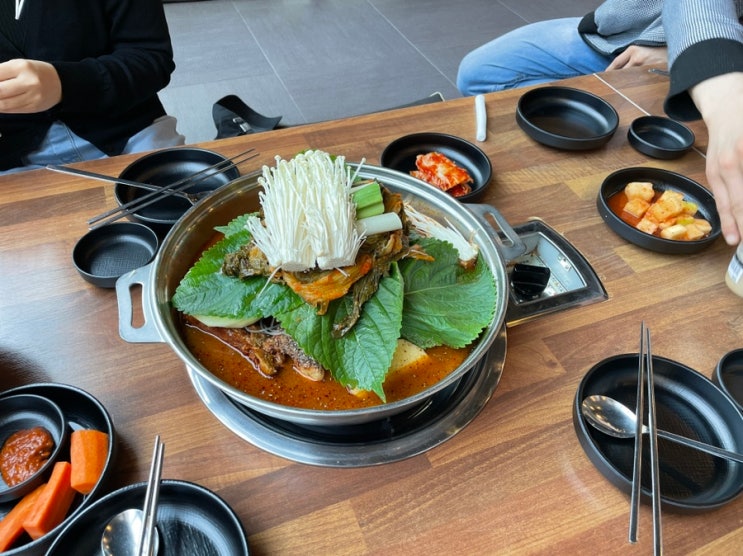 [안성식당]본가왕뼈감자탕 아이와 함께 공도맛집 솔직후기