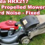 [동영상] 혼다 잔디깍기 Honda HRX217 Self propelled Mower 소음 엔진 서징 수리