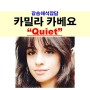 팝송해석잡담::카밀라 카베요(Camila Cabello) "Quiet", 키스는 만병통치약?
