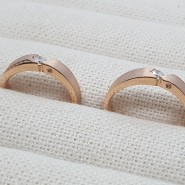 파주 운정에서 방문하신 결혼예물 다이아몬드 반지 커플링 출고