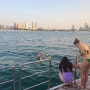 [2022년두바이] 두바이여행 4일차 - 두바이마리나 요트기행 & 페르시안만 바다수영 & 두바이 스타벅스 탐방