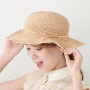코바늘도안/뜨개모자) 심플한 여름 모자 만들기
