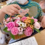 초등학교 4학년 체험학습 꽃그림그리기&비누꽃바구니 만들기 찾아오는 원예수업 성남분당 정자초
