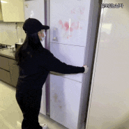냉장고 옮기기 양문형 냉장고 옮기는 법