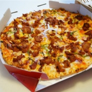 피자쿠치나 둔촌점 신메뉴 출시 - 숯불 돈불고기 토핑이 매콤한 불타오르네 피자
