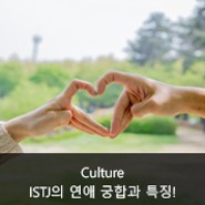 엠비티아이 궁합! ISTJ의 연애 궁합과 특징!