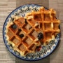 와필레 리에주와플(waffle) 2종 : 플레인 와플, 블루베리 와플