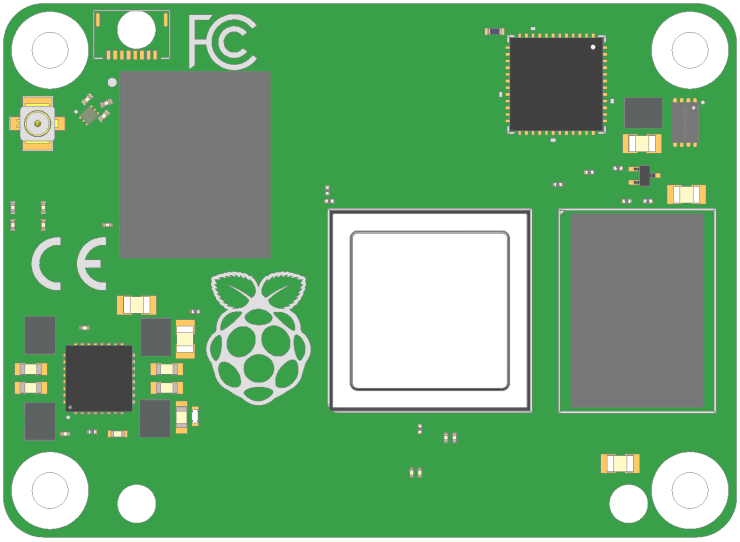 Raspberry PI 4 Computing Module - 3D 모델입니다. : 네이버 블로그