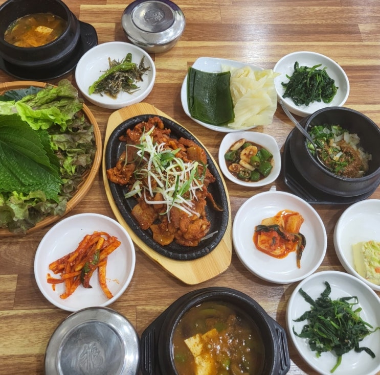 [구미맛집] 산동/옥계 쌈밥 (우렁쌈밥, 제육쌈밥) : 최가네 오늘의 밥상 : 네이버 블로그