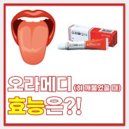오라메디 혀 깨물었을 때 대처방법 및 효능은?